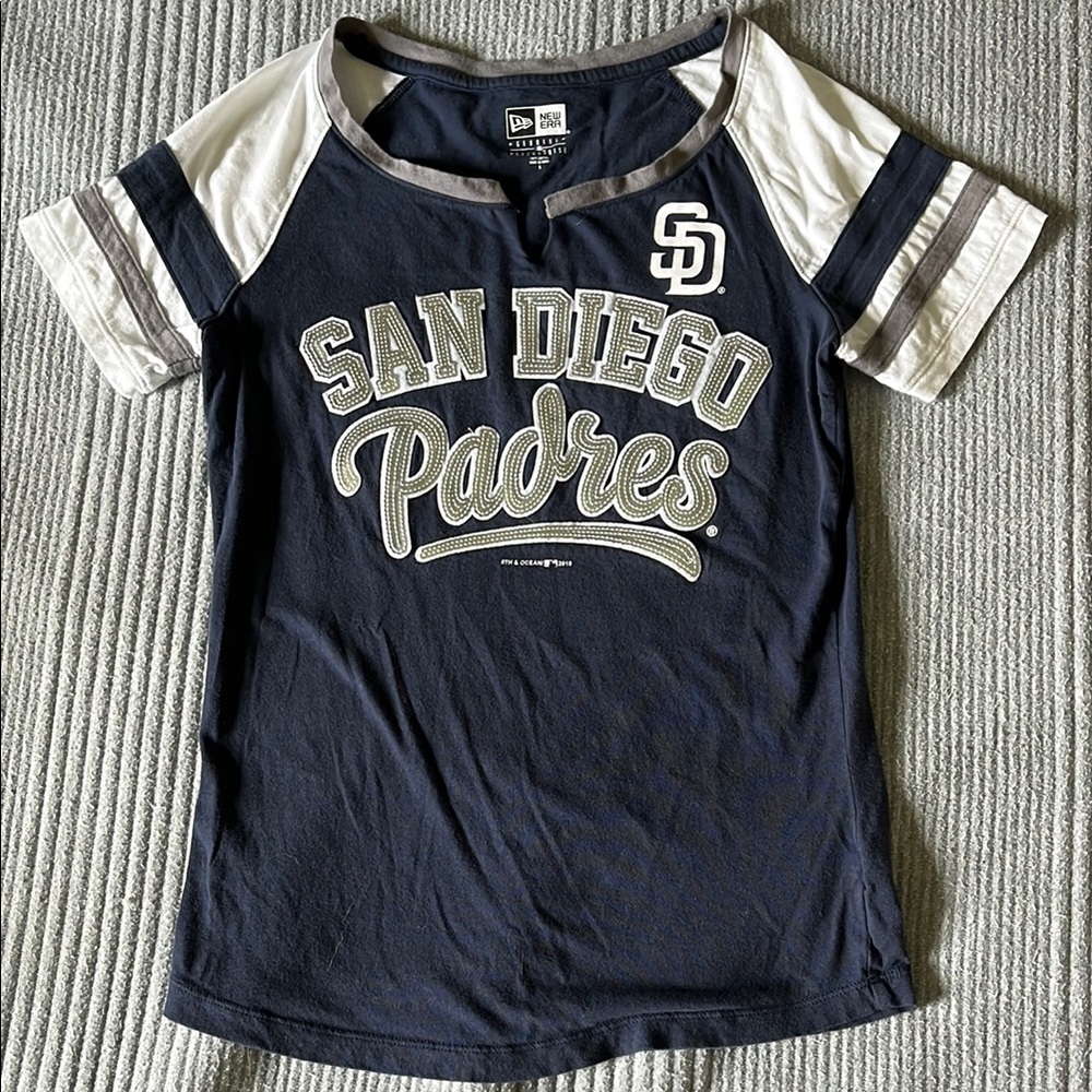 San Diego Padres women’s Navy Blue Shirt